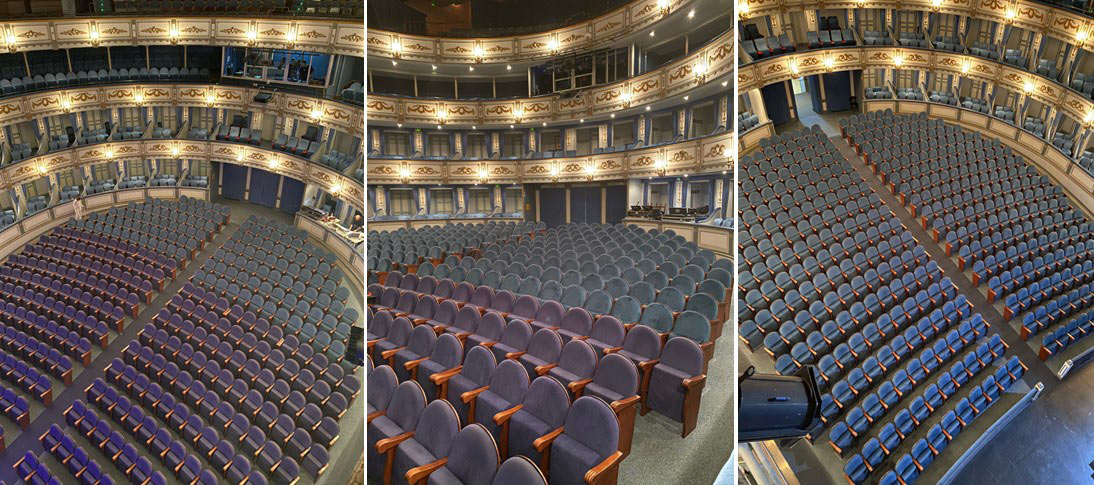 Instalación de butacas para teatros - DecoratelESPAÑA